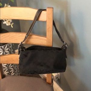 Coach fabric signature purse-small and cute!